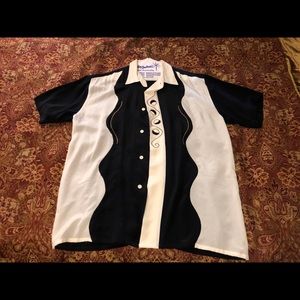Vintage 90’s 100% Silk casual shirt M